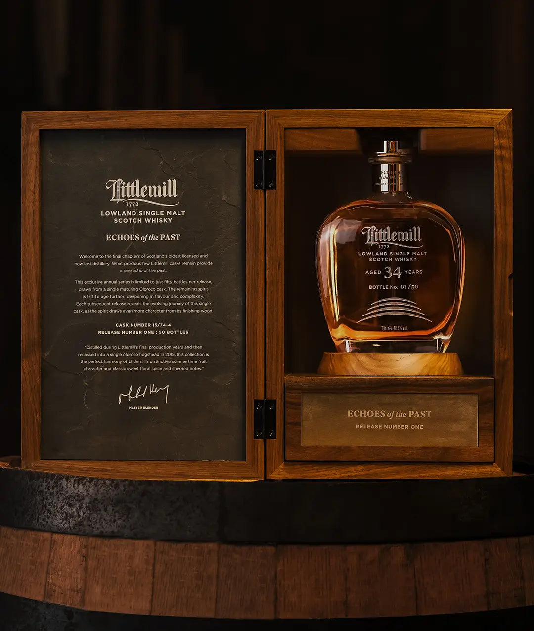 Littlemill Echoes of the Past 34 Year Old Single Malt Scotch Whisky